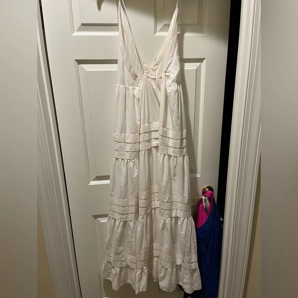 Anthropologie Maeve Deep V-Neck Dress - Picture 9 of 12